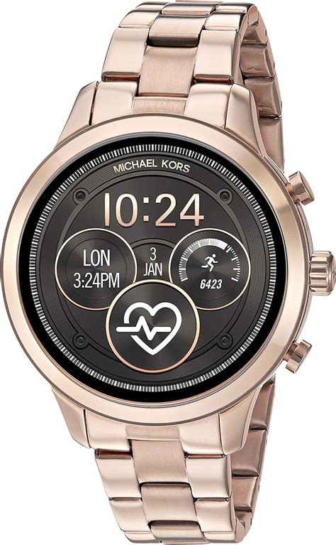 michael kors crystal smart watch|Michael Kors smart watch for women.